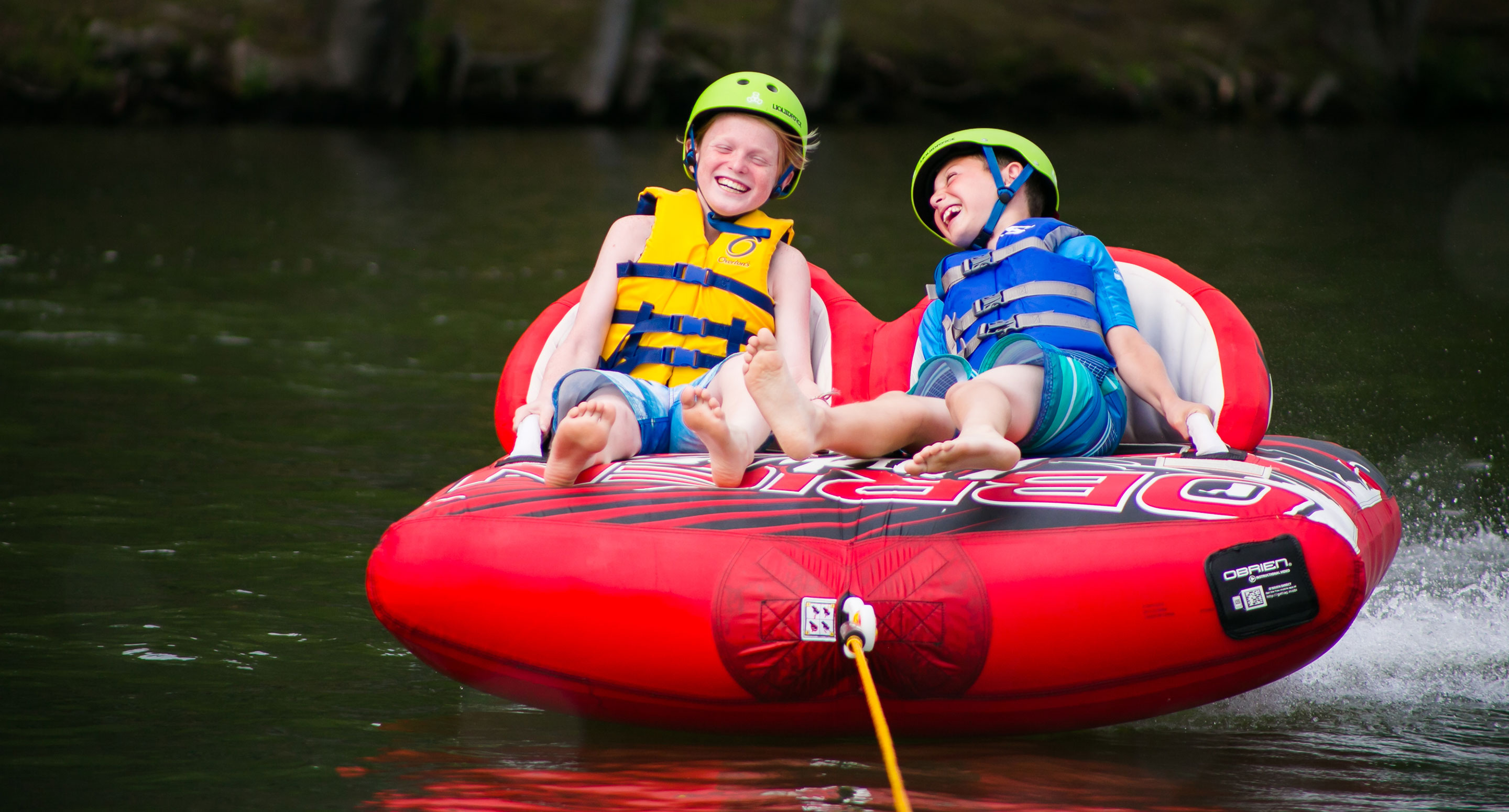 slip and slide with bumpers